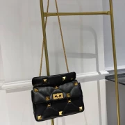 Valentino Roman  Stud Nappa Chain Bag